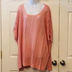 Lightweight short sleeve sweater One size